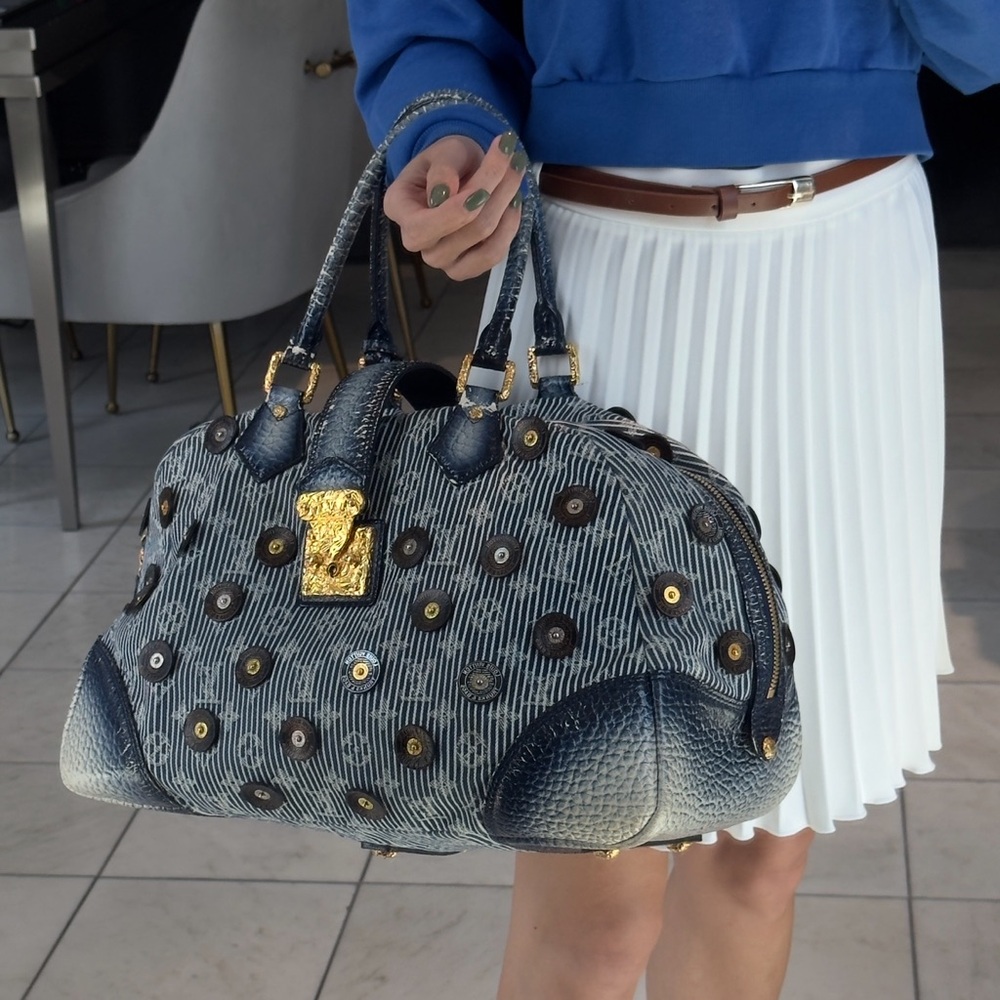 Limited Edition Louis Vuitton Polka Bowly Denim